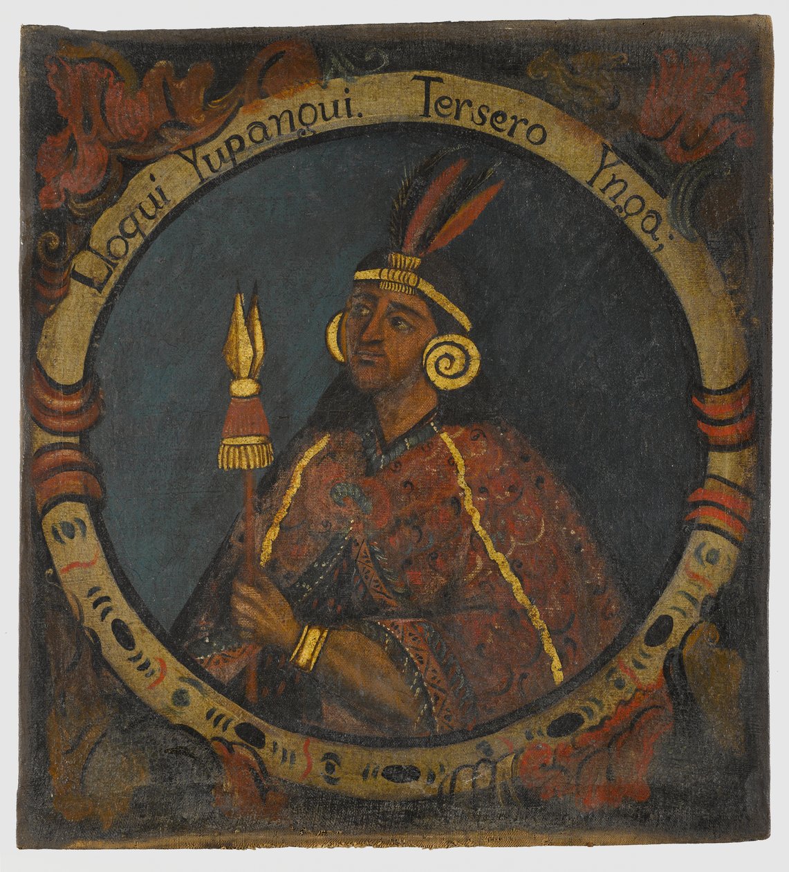 Lloque Yupanqui, 3. inka király, 18. század közepe alkotó: Peruvian School