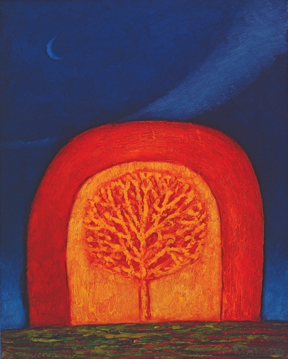 Archway, 1997 (olaj, papír) alkotó: Peter Davidson