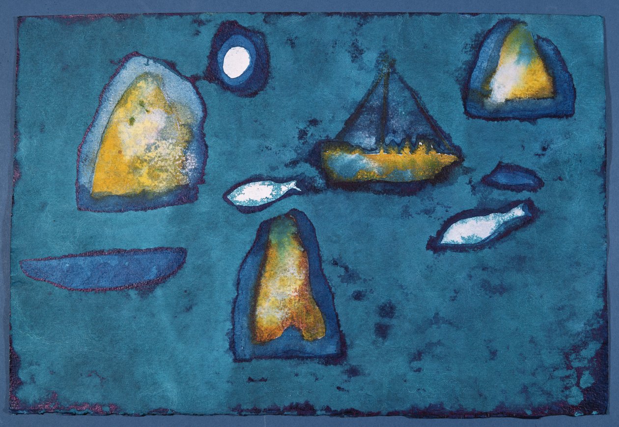 Night Voyage, 1998 (wc papíron) alkotó: Peter Davidson
