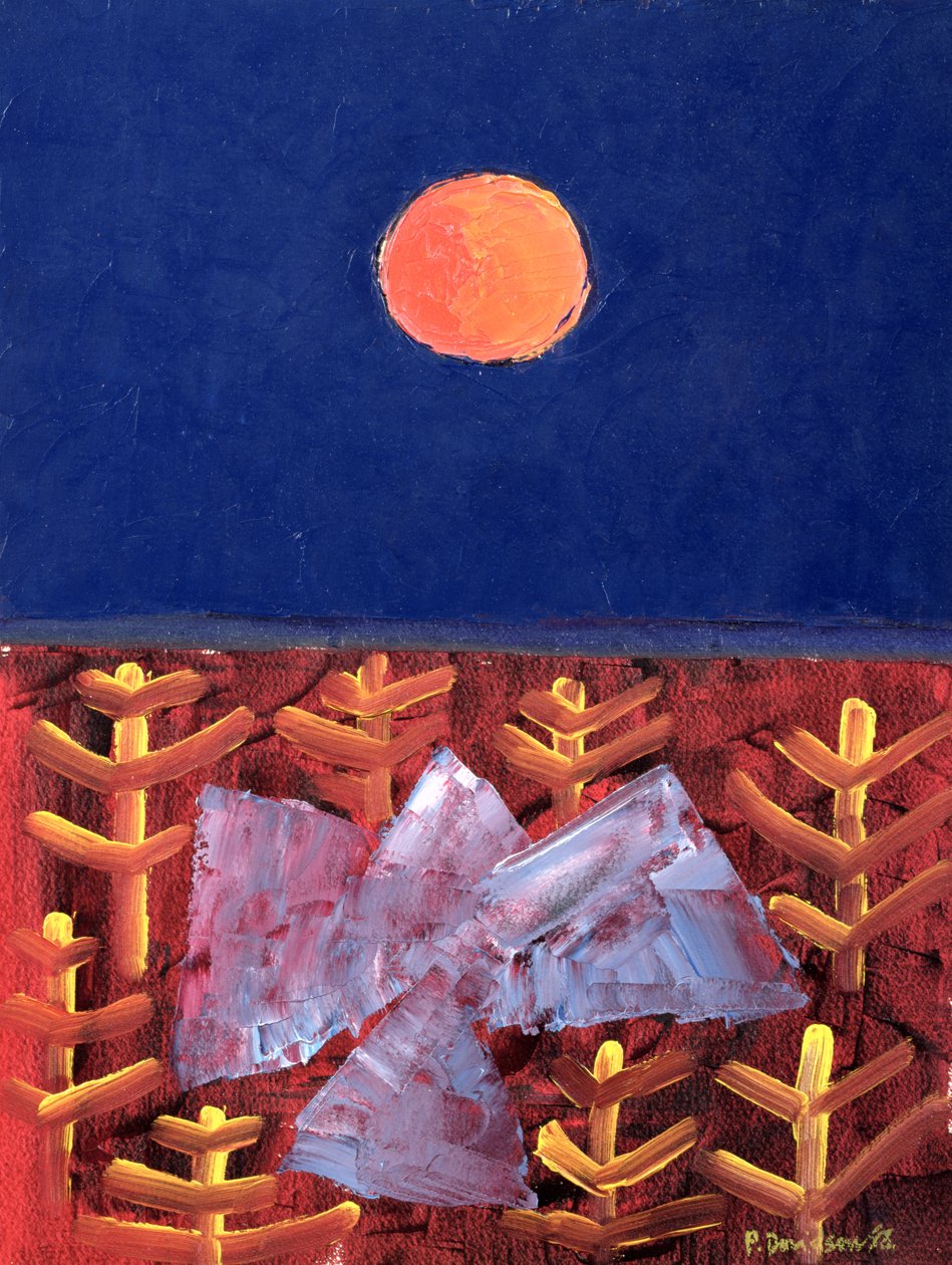 Voyage to the Sun, 1988 (olaj, papír) alkotó: Peter Davidson