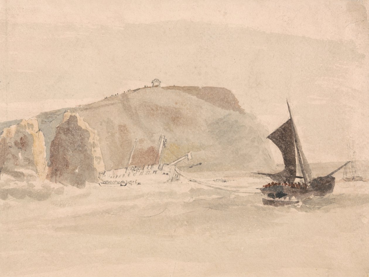 Hajótörés a tűkről, Isle of Wight alkotó: Peter de Wint