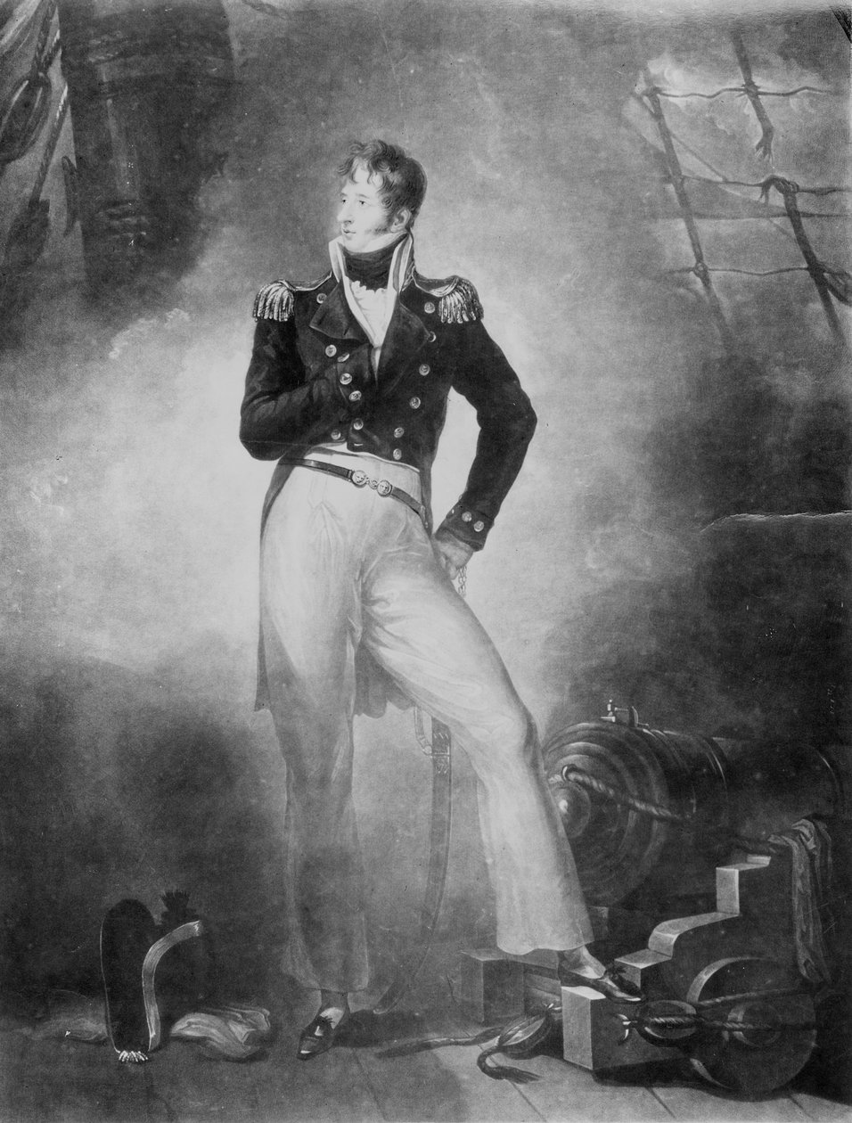 Thomas Cochrane admirális, Dundonald 10. grófja, vésette Charles Turner, 1809 (mezzotinta) alkotó: Peter Eduard Stroehling