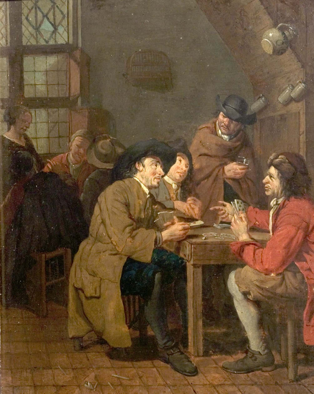 Belső tér, kártyajáték alkotó: Peter Jacob Horemans