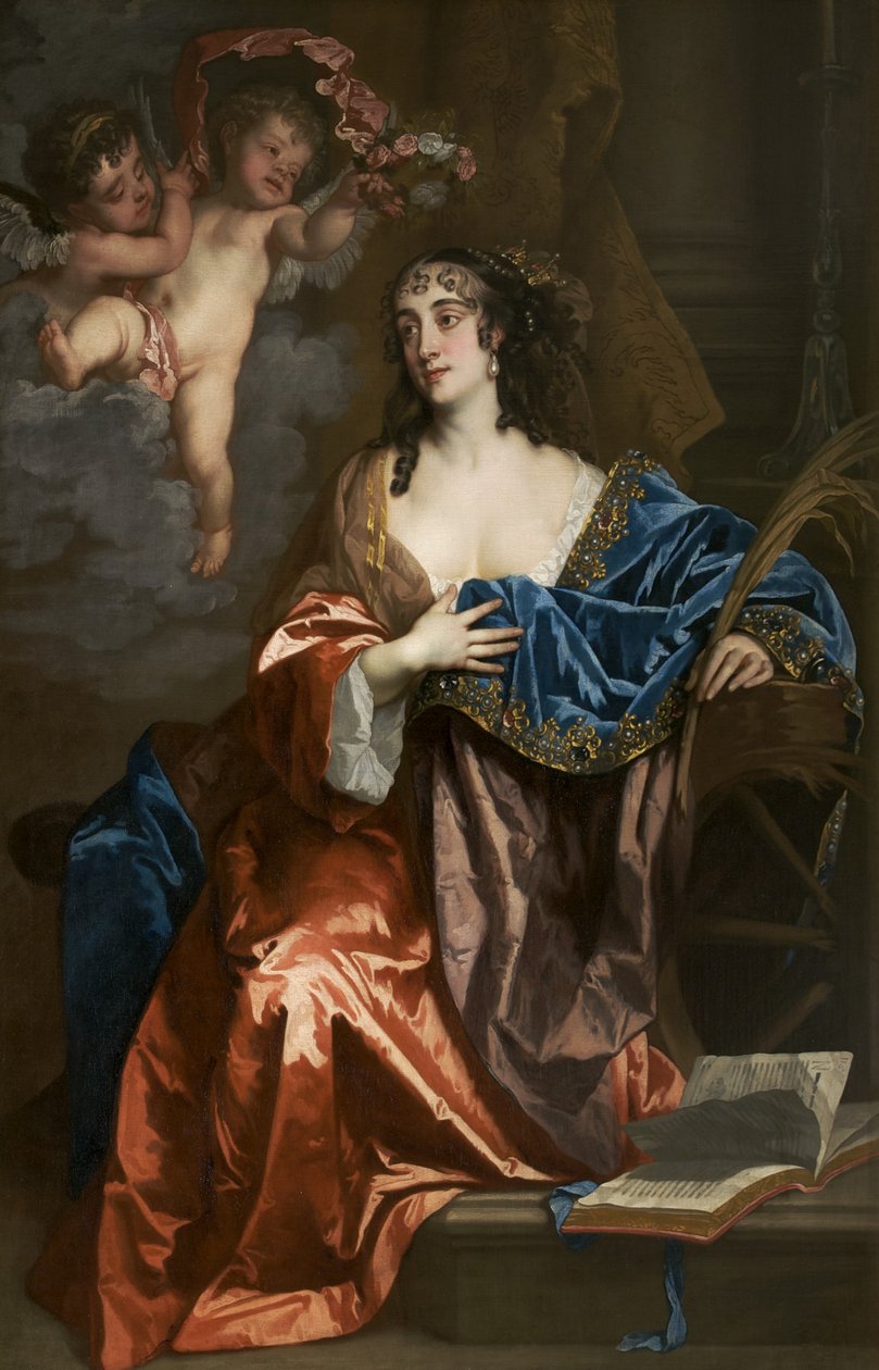 Eleanor Needham, Lady Byron, mint Szent Katalin, 1663-64 körül alkotó: Peter Lely
