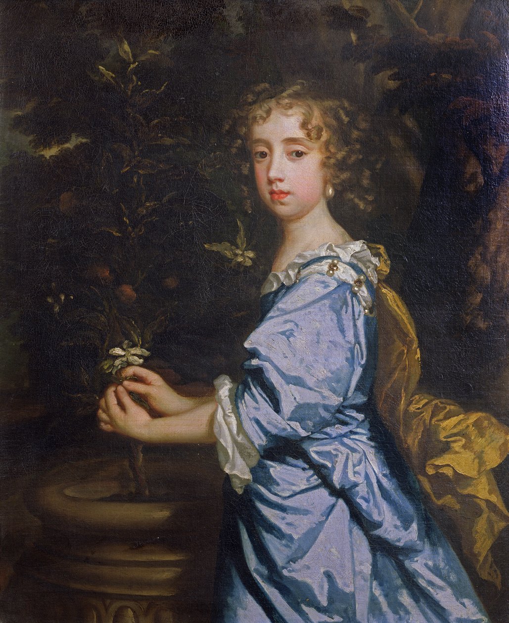 Isabella Dormer, 8 éves, később Mountrath grófnője alkotó: Peter Lely