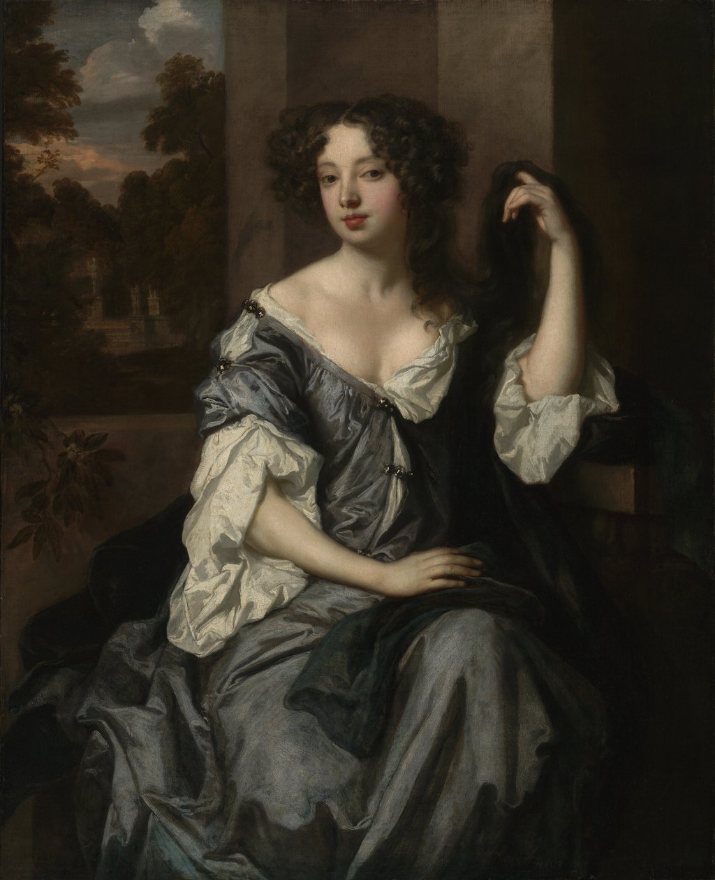 Louise de Keroualle, Portsmouth hercegnőjének portréja, 1671-4 körüli évek alkotó: Peter Lely