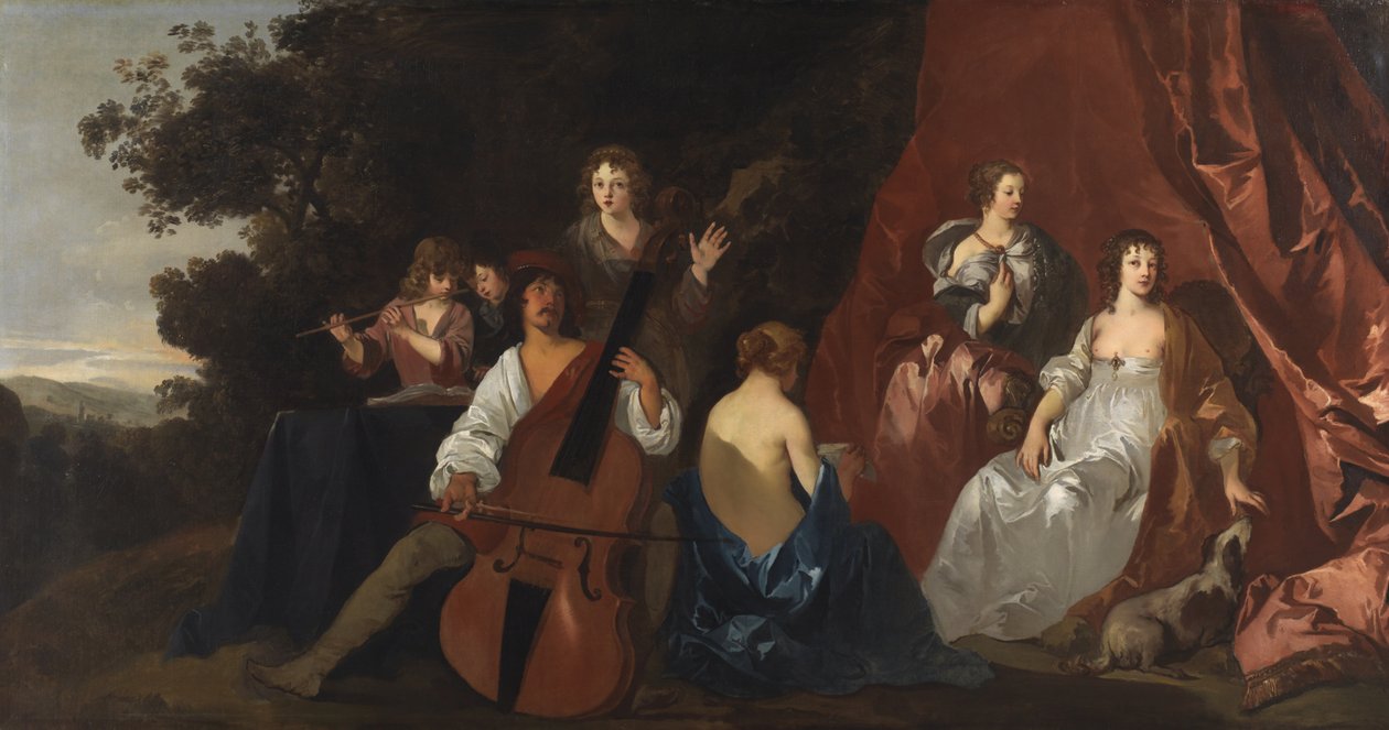A koncert (Lely és családja) 1640-49 alkotó: Peter Lely