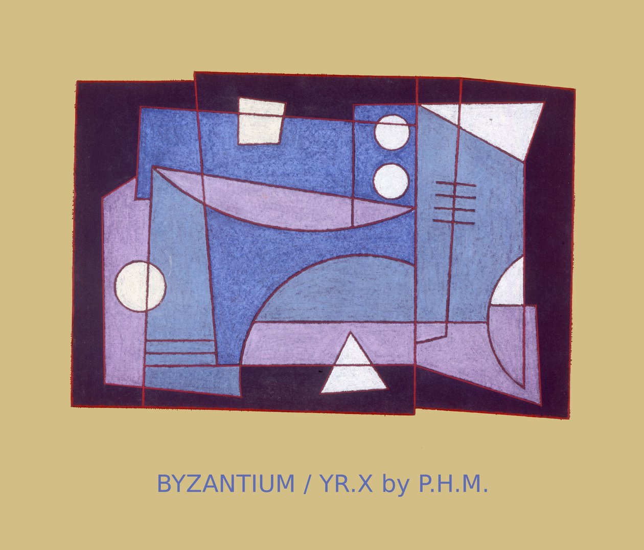 BIZÁNC. X. ÉV, (pasztell, papíron) alkotó: Peter McClure