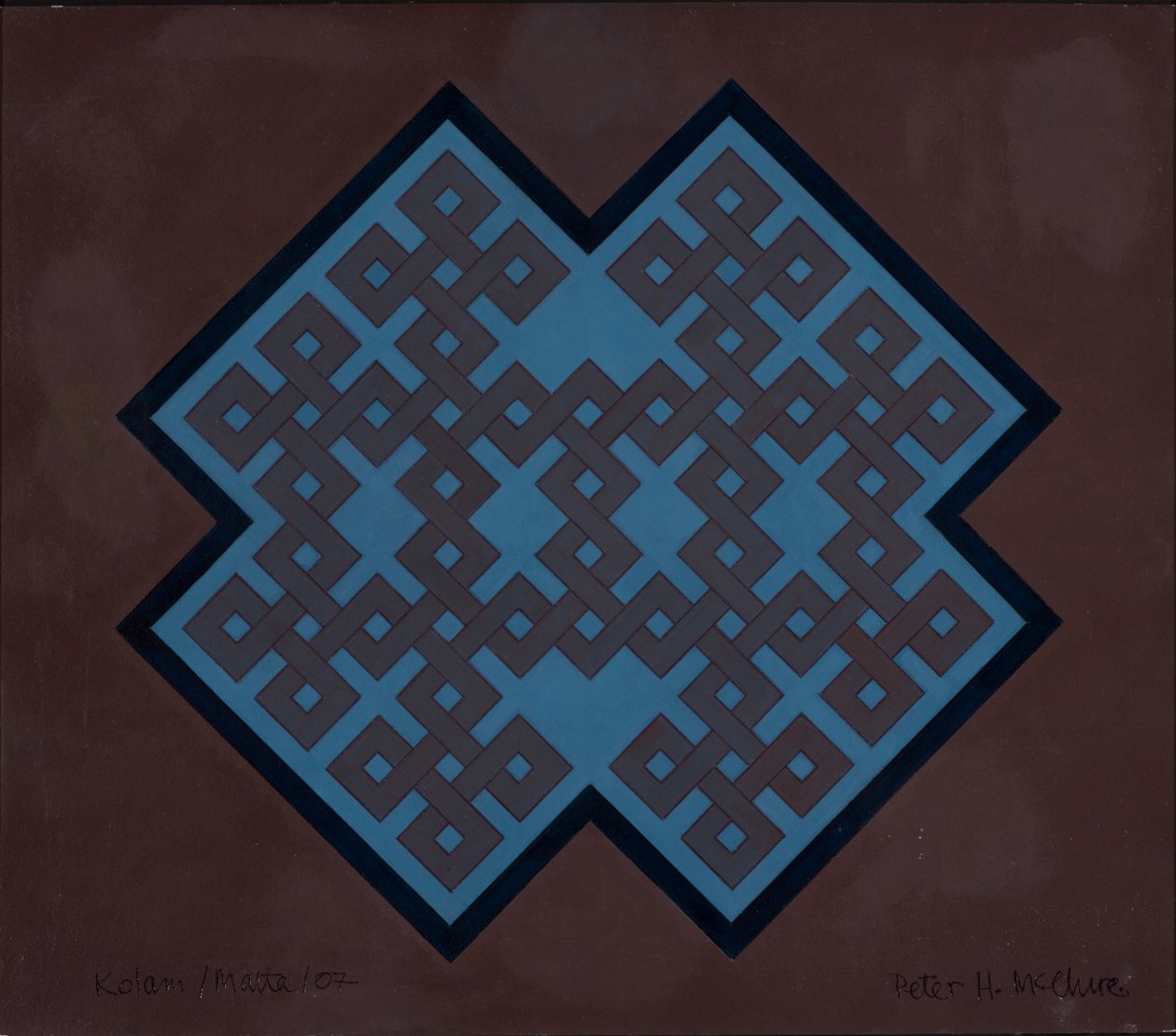 Kolam Málta, 2007 (akril a kártyán) alkotó: Peter McClure
