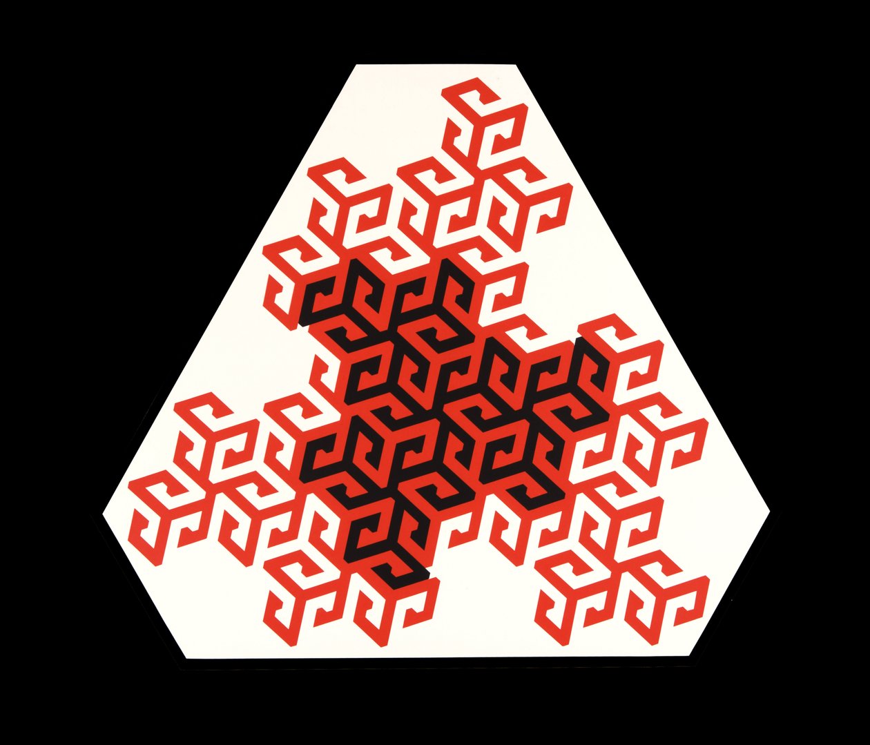 Mandala, 1986 (eredeti szerigráfia) alkotó: Peter McClure