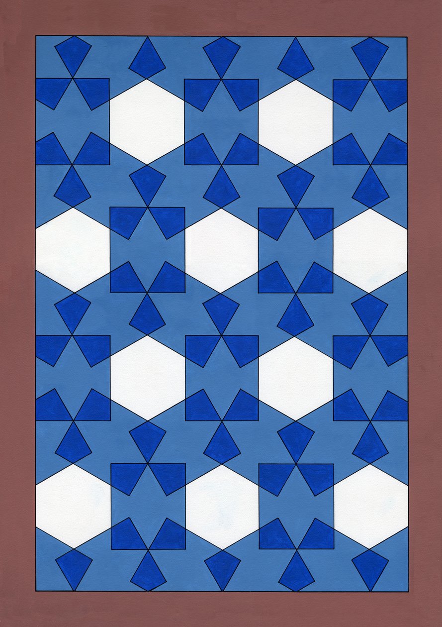 Fedő téglalapok, 2011 (akril a táblán) alkotó: Peter McClure