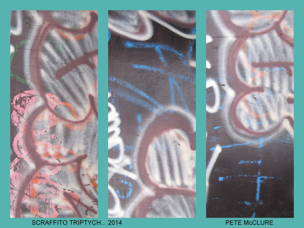 SGRAFFITO TRIPTYCH, 2013, (fotómontázs) alkotó: Peter McClure