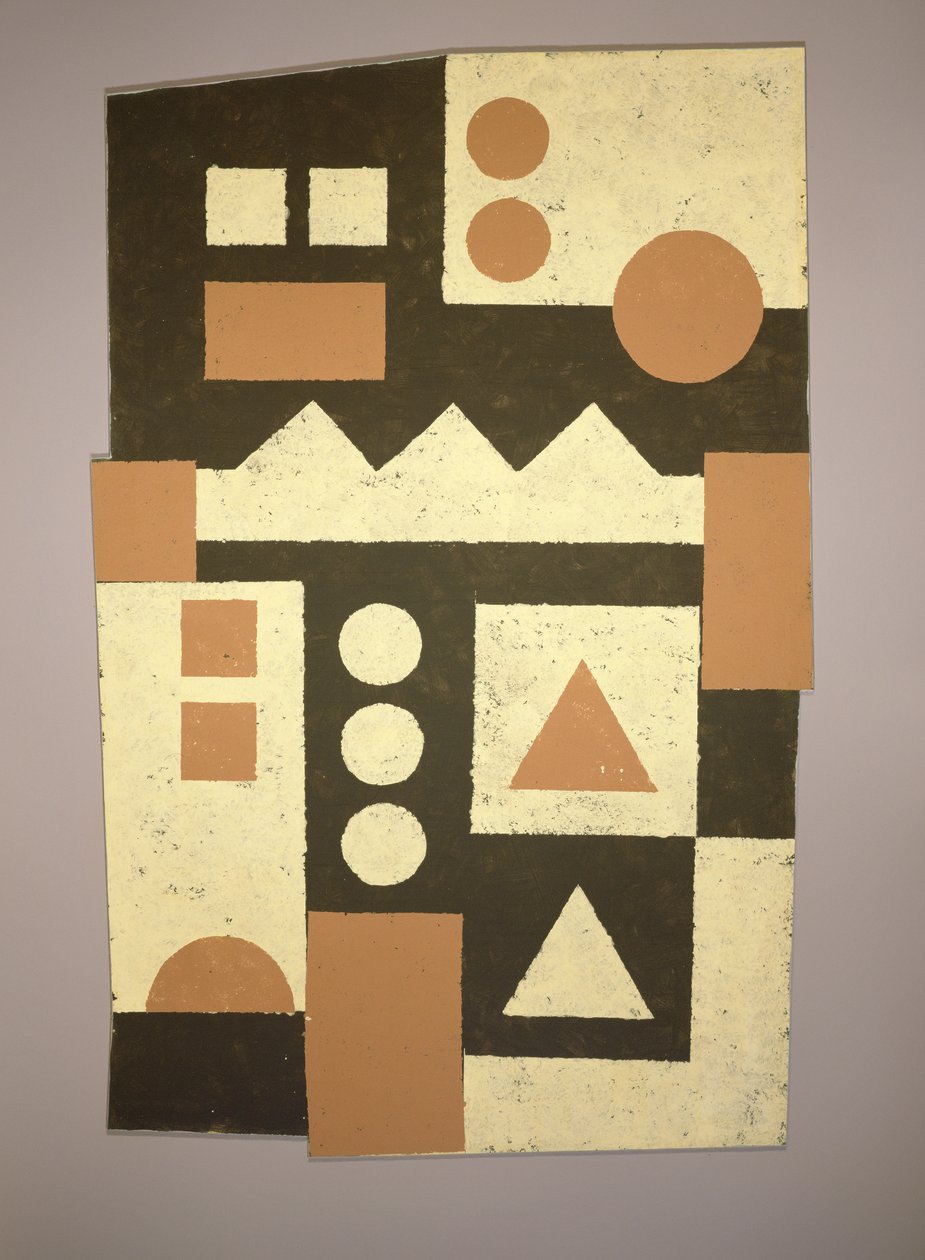 Pajzs, 1998 (akril a fedélzeten) alkotó: Peter McClure