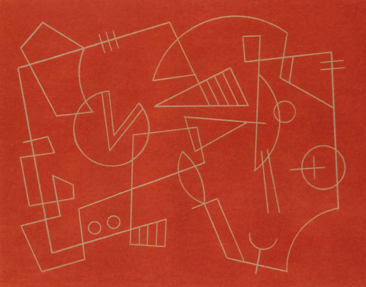 WALKING LINE.1997, (pasztell, papír) alkotó: Peter McClure