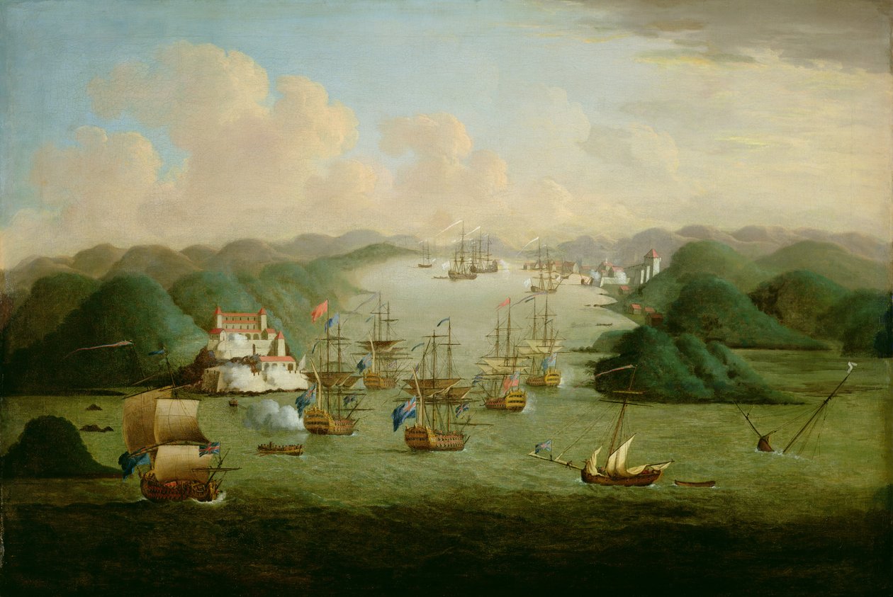 Porto Bello elfoglalása 1739-ben alkotó: Peter Monamy