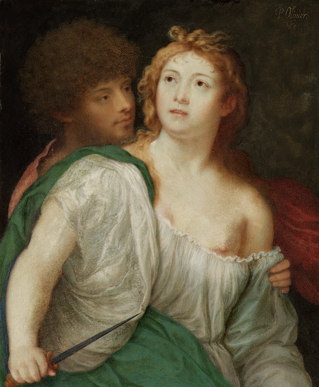 Tarquin és Lucretia portréja alkotó: Peter Oliver
