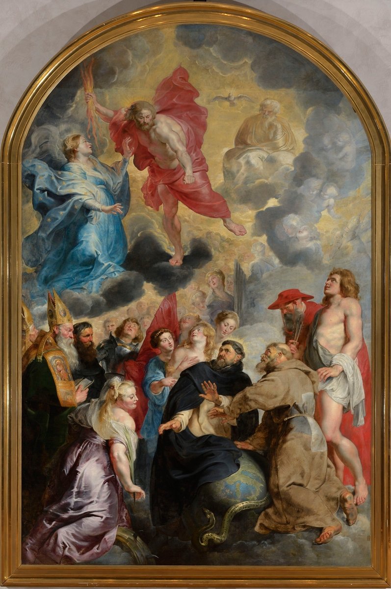 A szentek megmentik a világot Krisztus haragjától alkotó: Peter Paul Rubens
