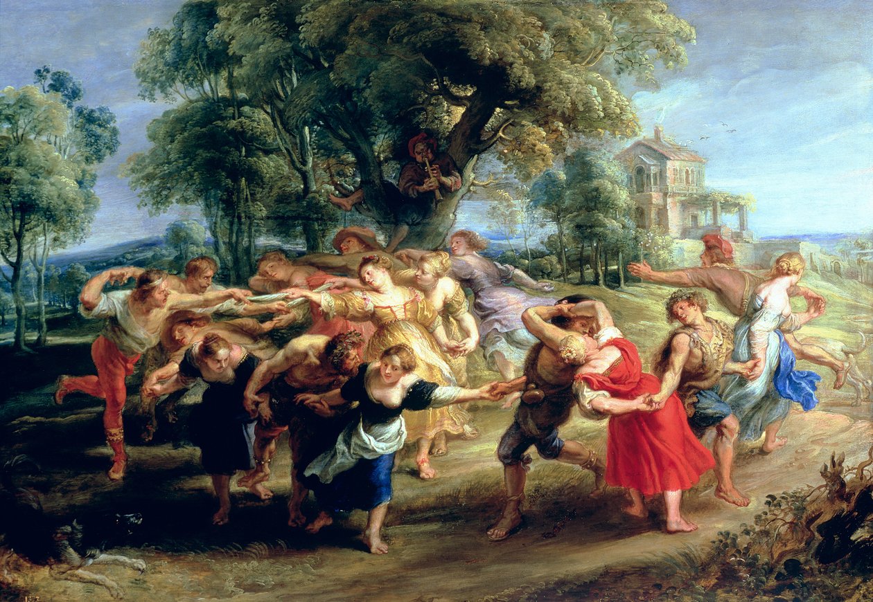 Egy paraszti tánc, 1636-40 alkotó: Peter Paul Rubens