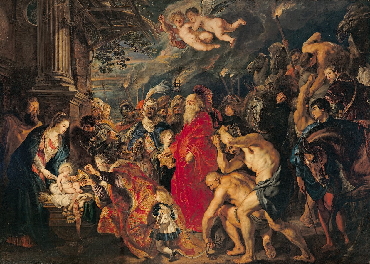 Mágusok imádása, 1610 alkotó: Peter Paul Rubens