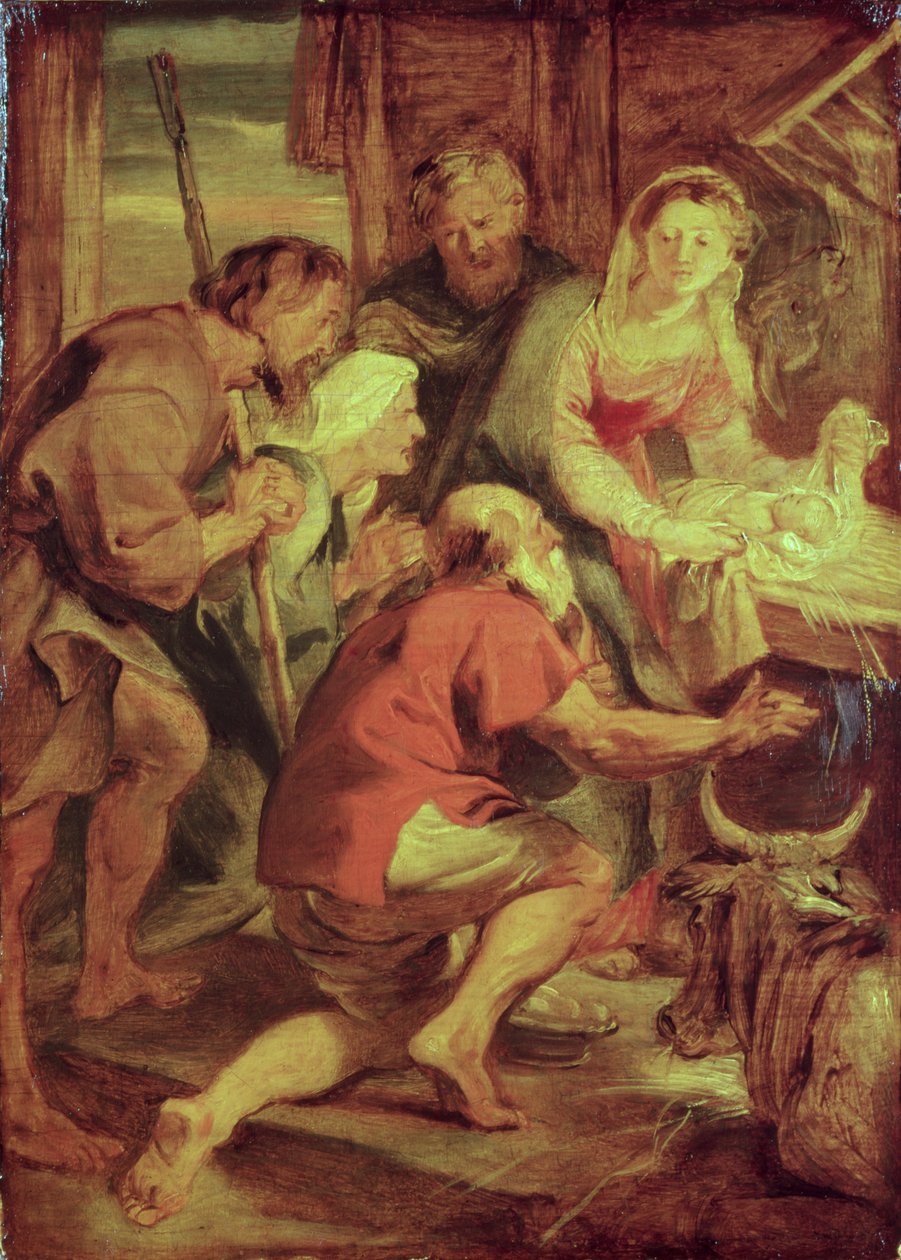 A Pásztorok imádata alkotó: Peter Paul Rubens