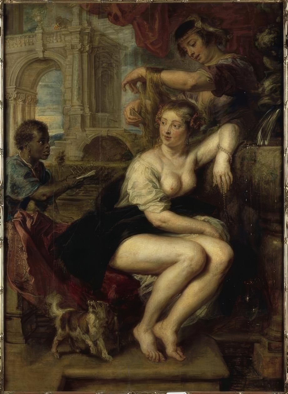 Betsabé a forrásnál, Dávid levelét fogadja alkotó: Peter Paul Rubens