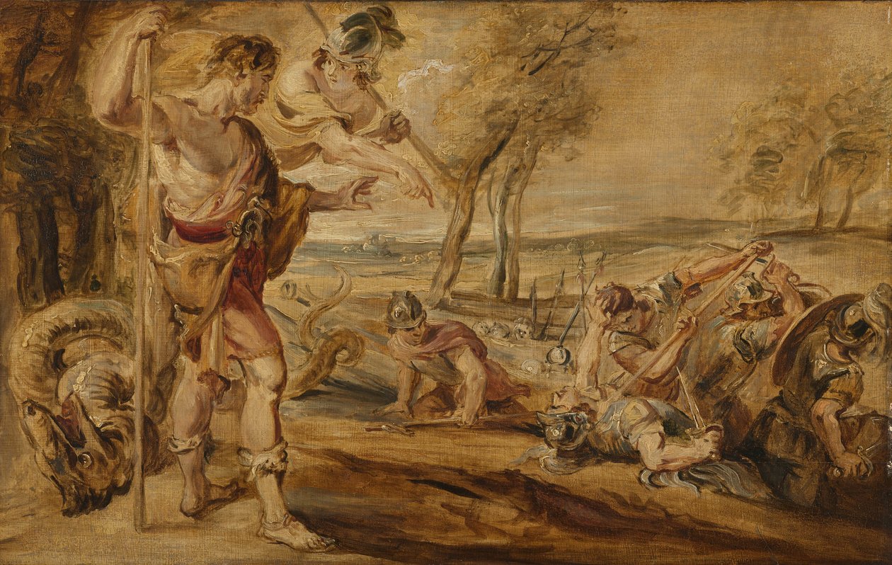 Cadmus sárkányfogot vet alkotó: Peter Paul Rubens
