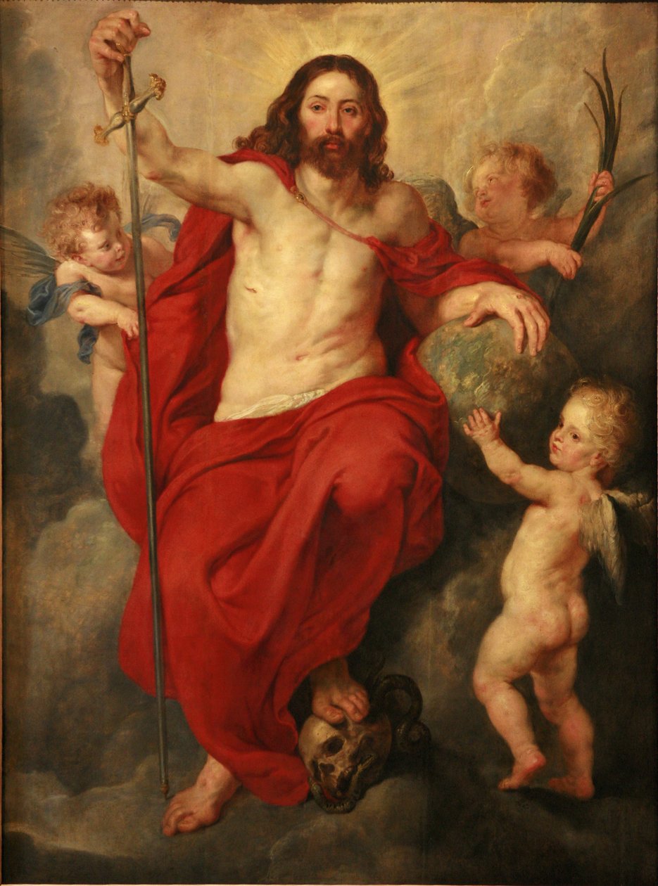 Krisztus diadalmaskodik a halál és a bűn felett alkotó: Peter Paul Rubens