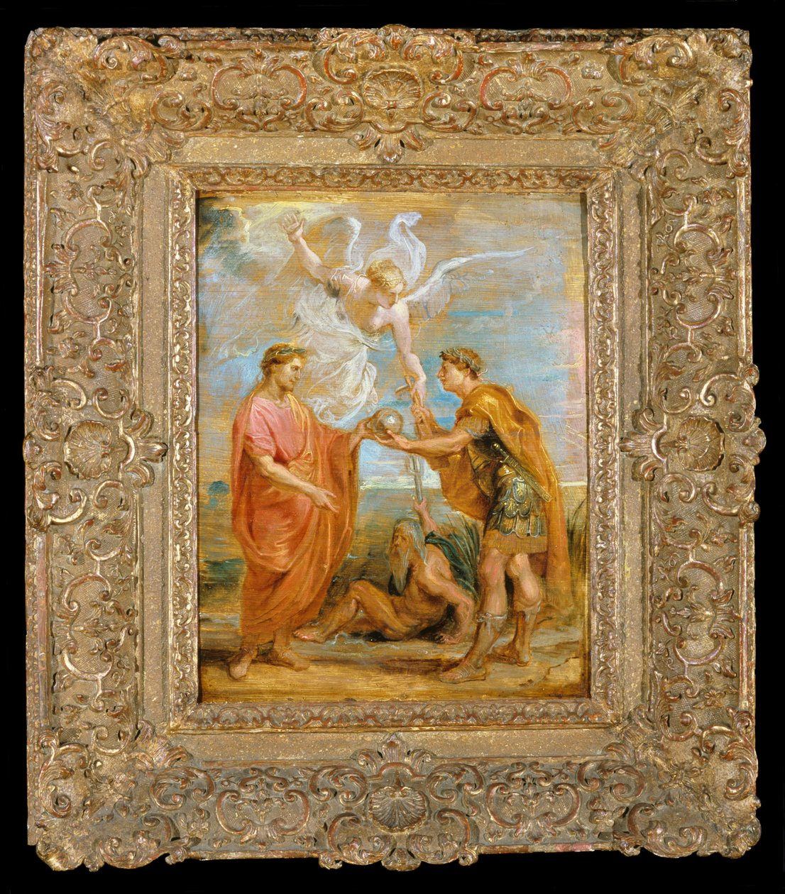 Constantius Konstantint nevezi ki utódjául alkotó: Peter Paul Rubens