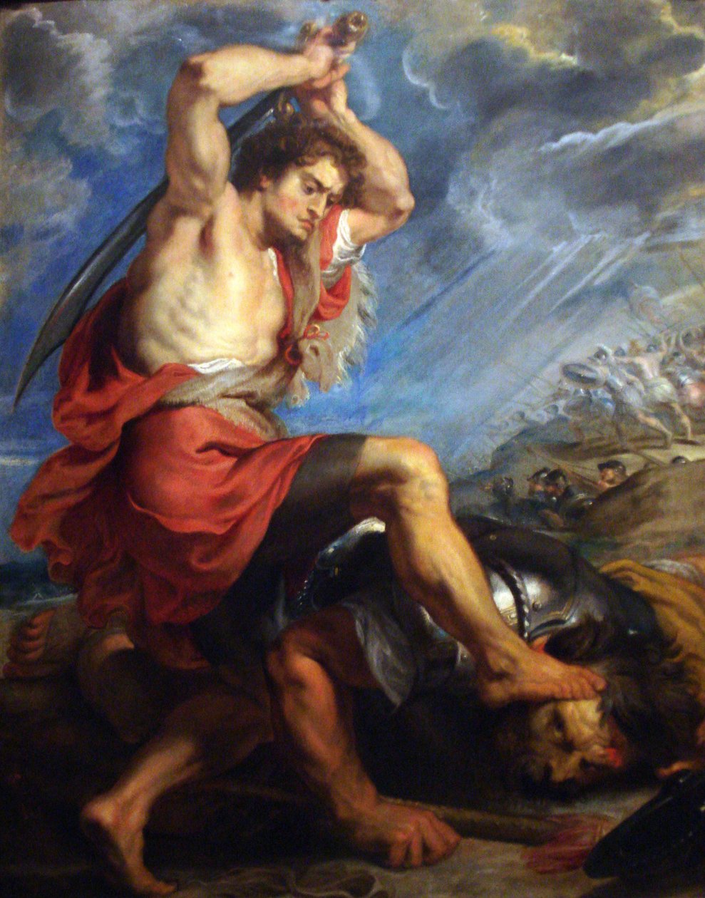Dávid megöli Góliátot alkotó: Peter Paul Rubens