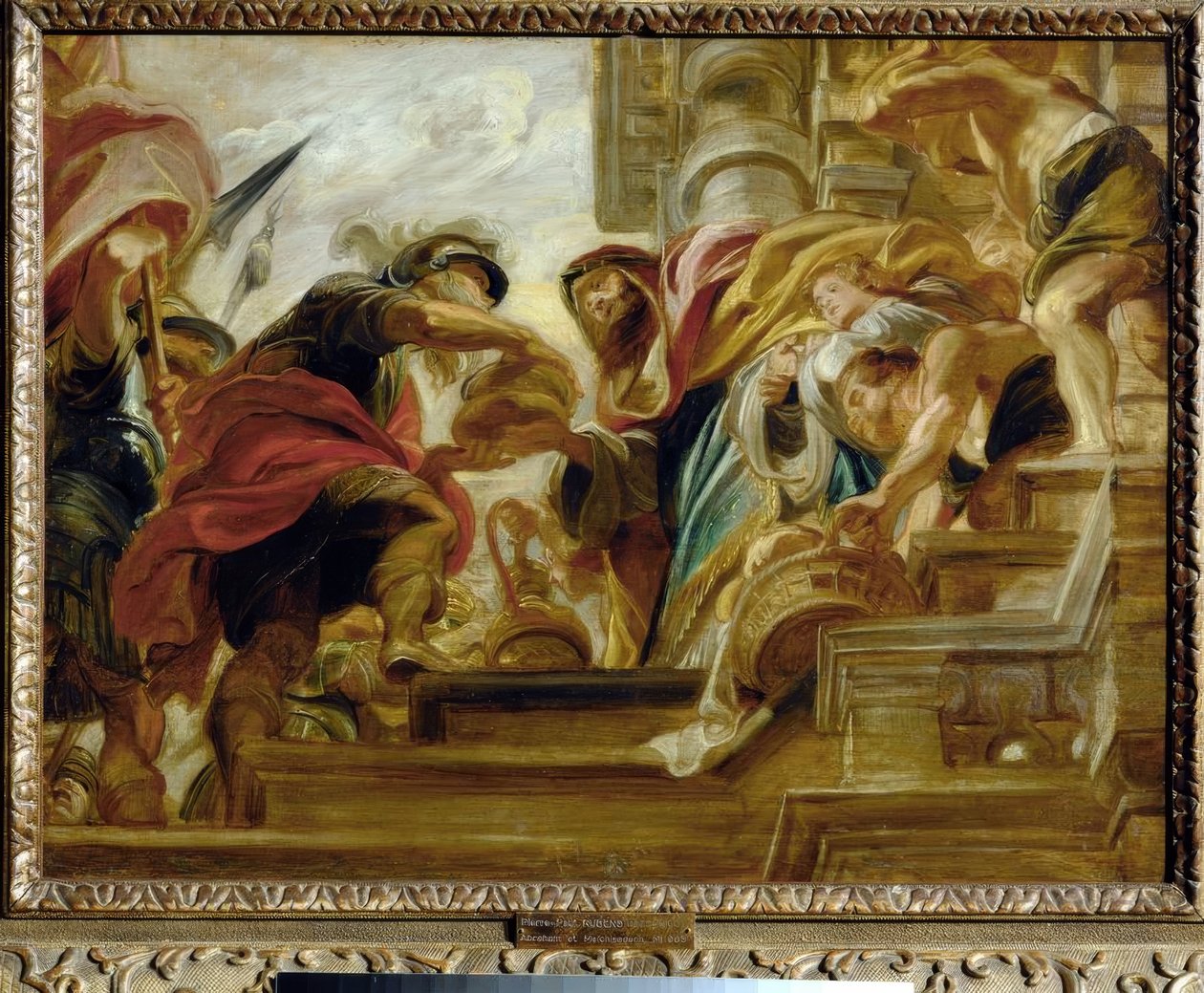 Ábrahám és Melkisédek találkozása alkotó: Peter Paul Rubens