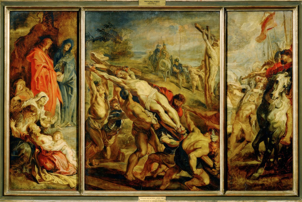 A kereszt felállítása alkotó: Peter Paul Rubens