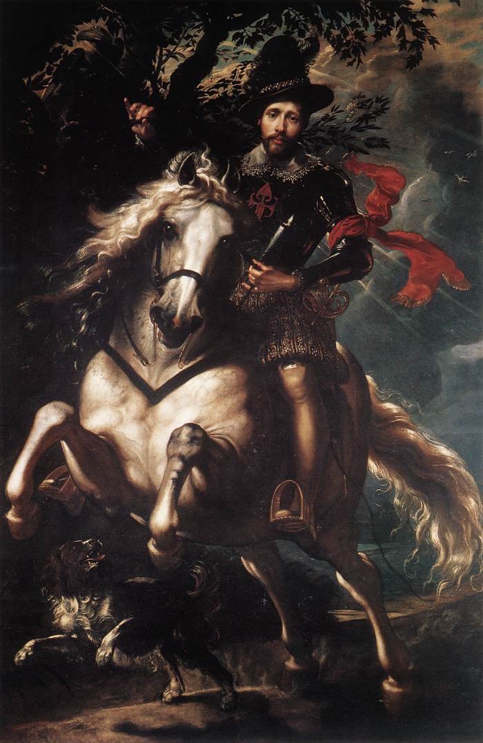 Giancarlo Doria lovasportréja alkotó: Peter Paul Rubens