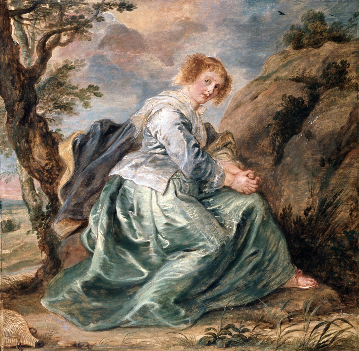 Hágár a sivatagban alkotó: Peter Paul Rubens