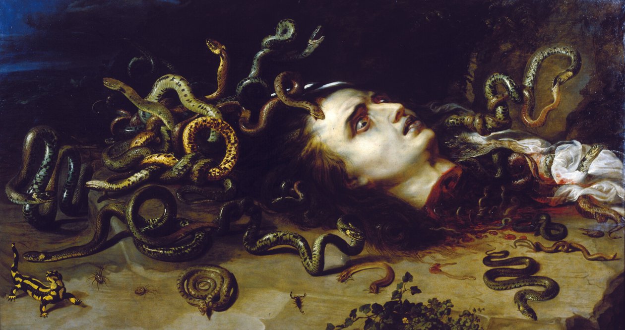 Medúza vezetője alkotó: Peter Paul Rubens