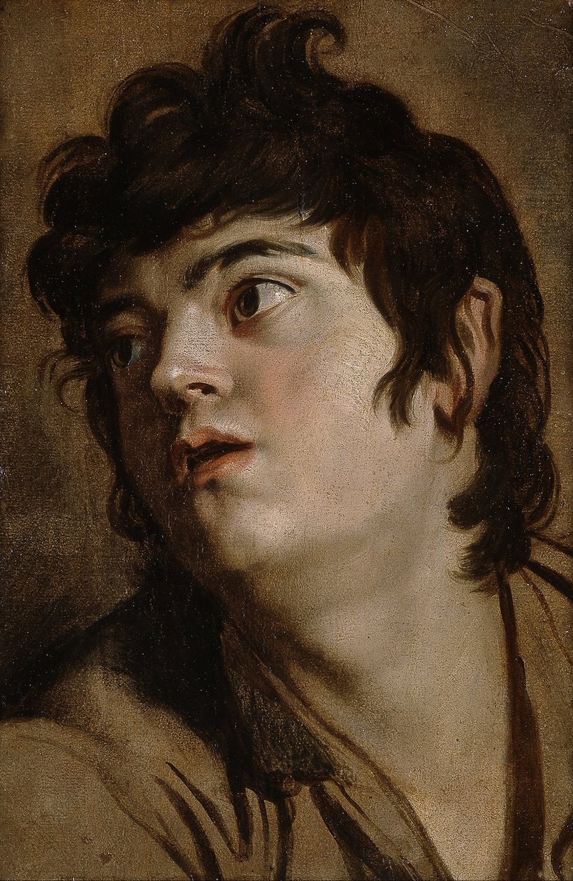 Egy fiatalember feje alkotó: Peter Paul Rubens