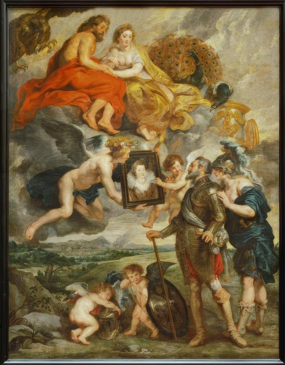 IV. Henrik megkapja Maria de Medici portréját alkotó: Peter Paul Rubens