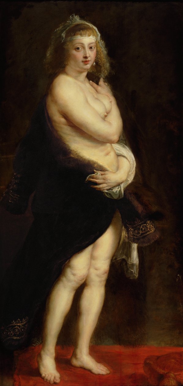Helena Fourment szőrme köntösben alkotó: Peter Paul Rubens
