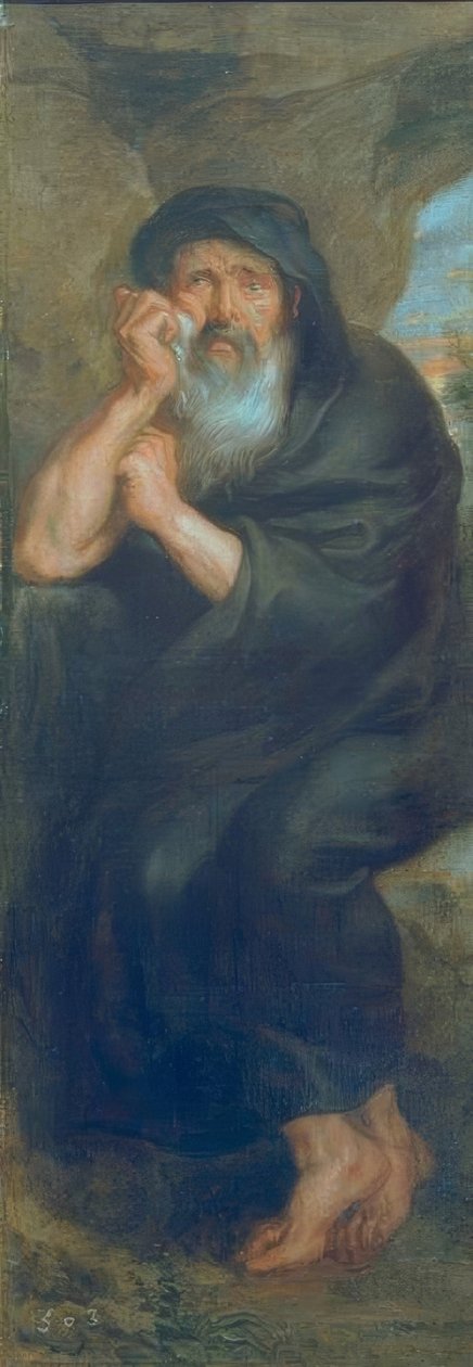 Hérakleitosz, a síró filozófus alkotó: Peter Paul Rubens
