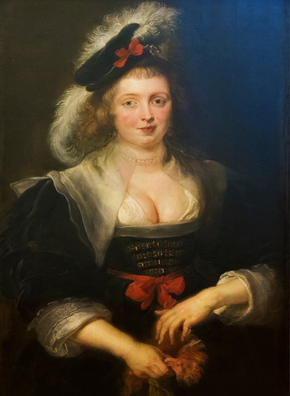Hélène Fourment kesztyűvel alkotó: Peter Paul Rubens