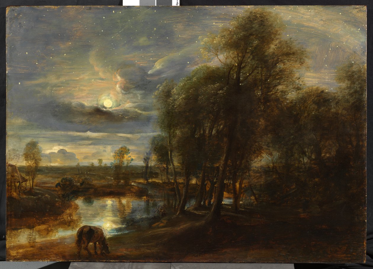 Táj holdfénynél, 1635-40 körül alkotó: Peter Paul Rubens