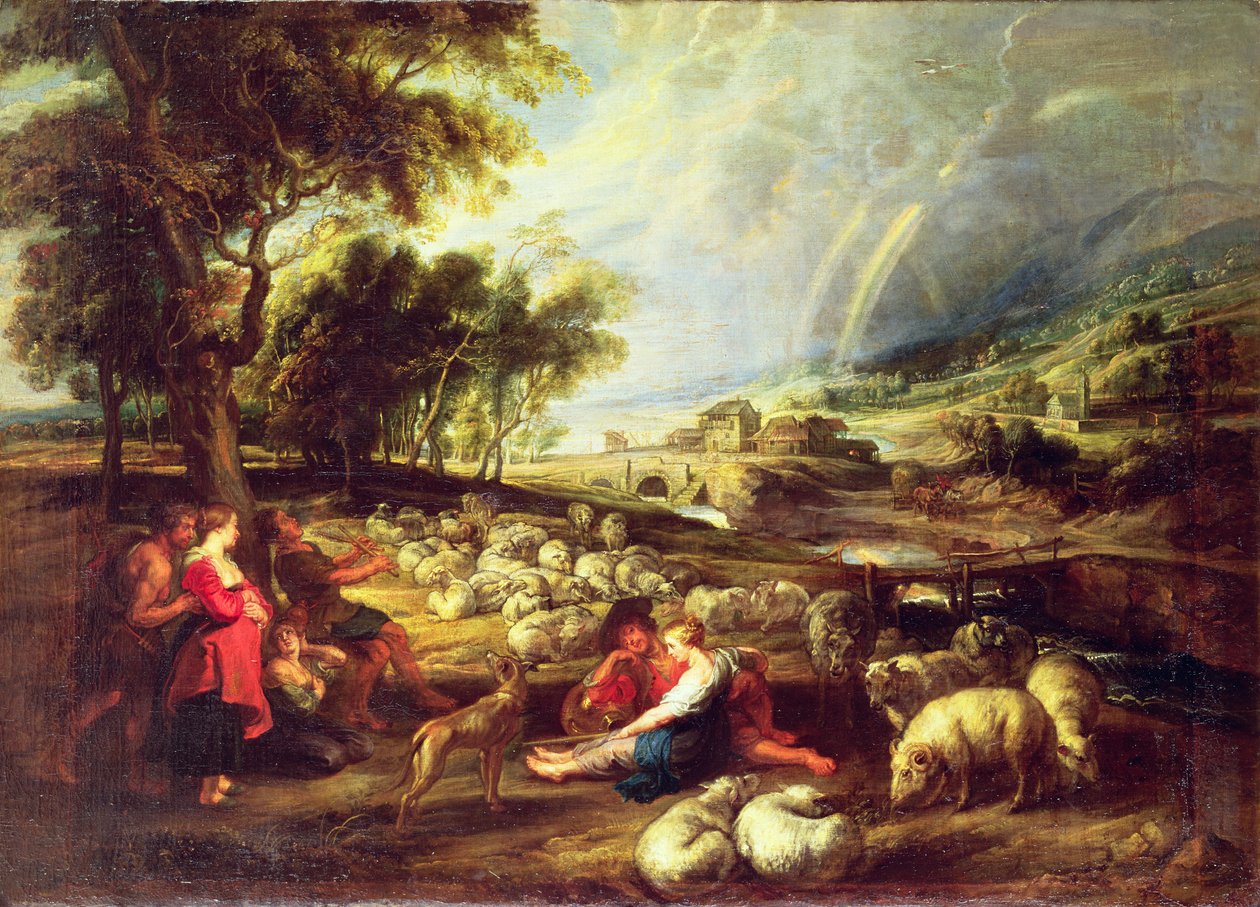Táj szivárvány alkotó: Peter Paul Rubens