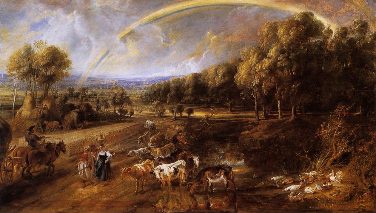 Táj szivárvány alkotó: Peter Paul Rubens