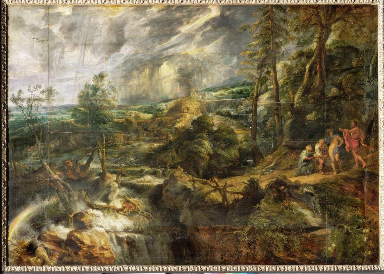 Táj a zivatarban alkotó: Peter Paul Rubens