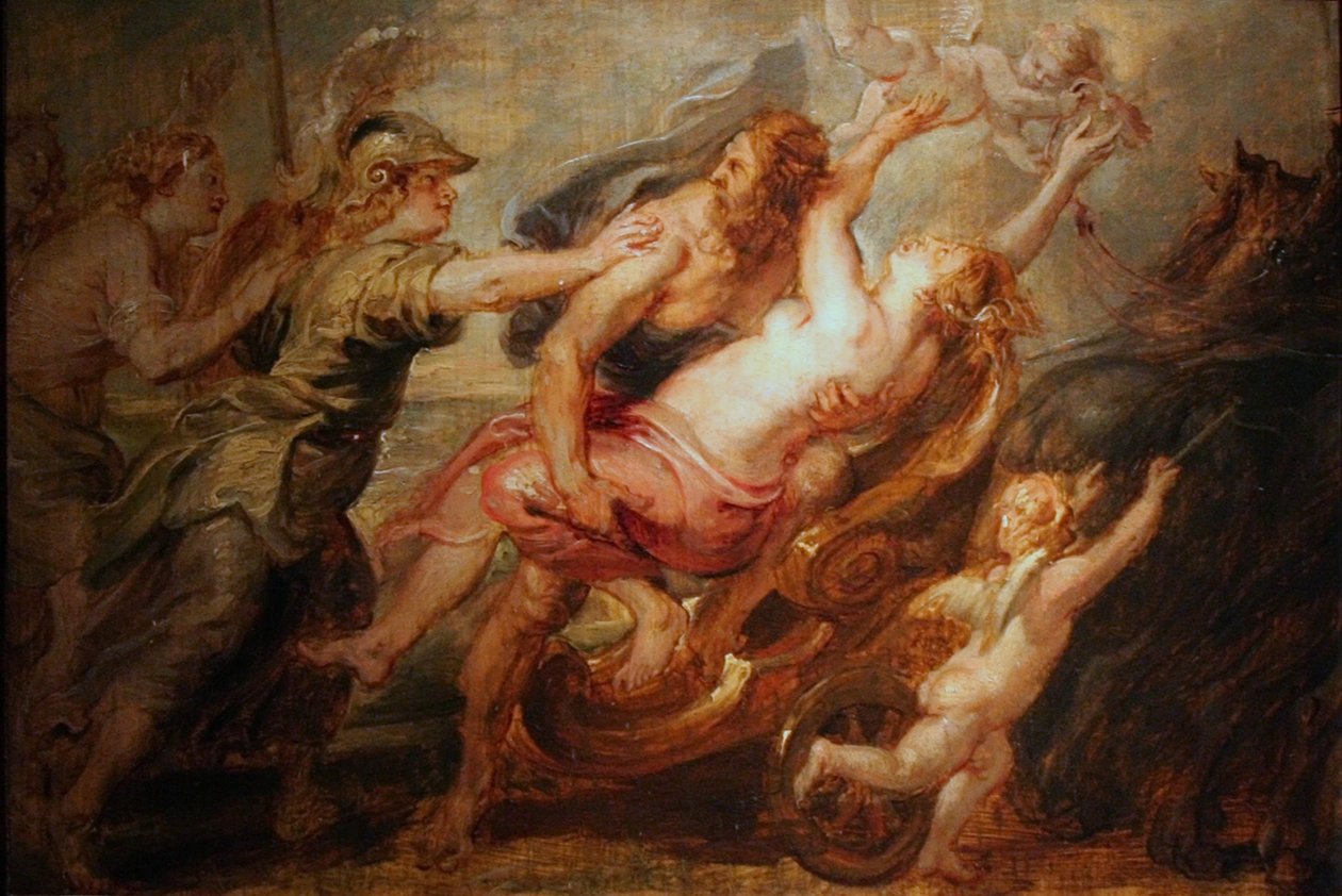 A Proserpine elrablása alkotó: Peter Paul Rubens