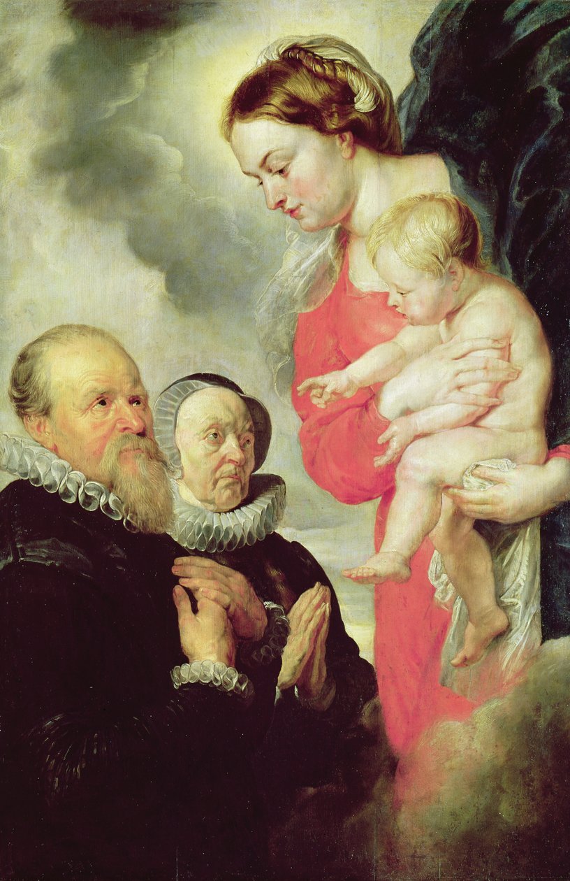 Madonna és gyermeke az adományozókkal, Alexandre Goubeau-val és feleségével, Anne Antonival alkotó: Peter Paul Rubens
