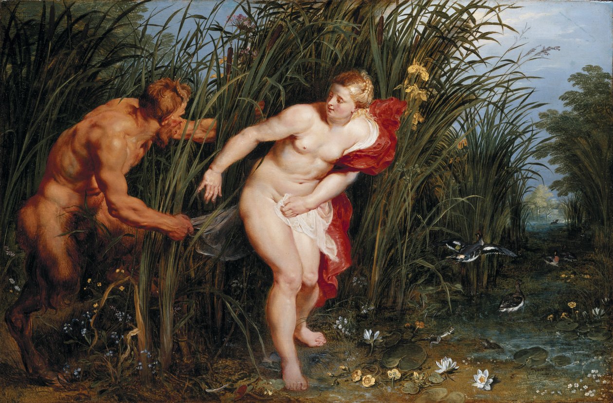 Pan és Syrinx alkotó: Peter Paul Rubens