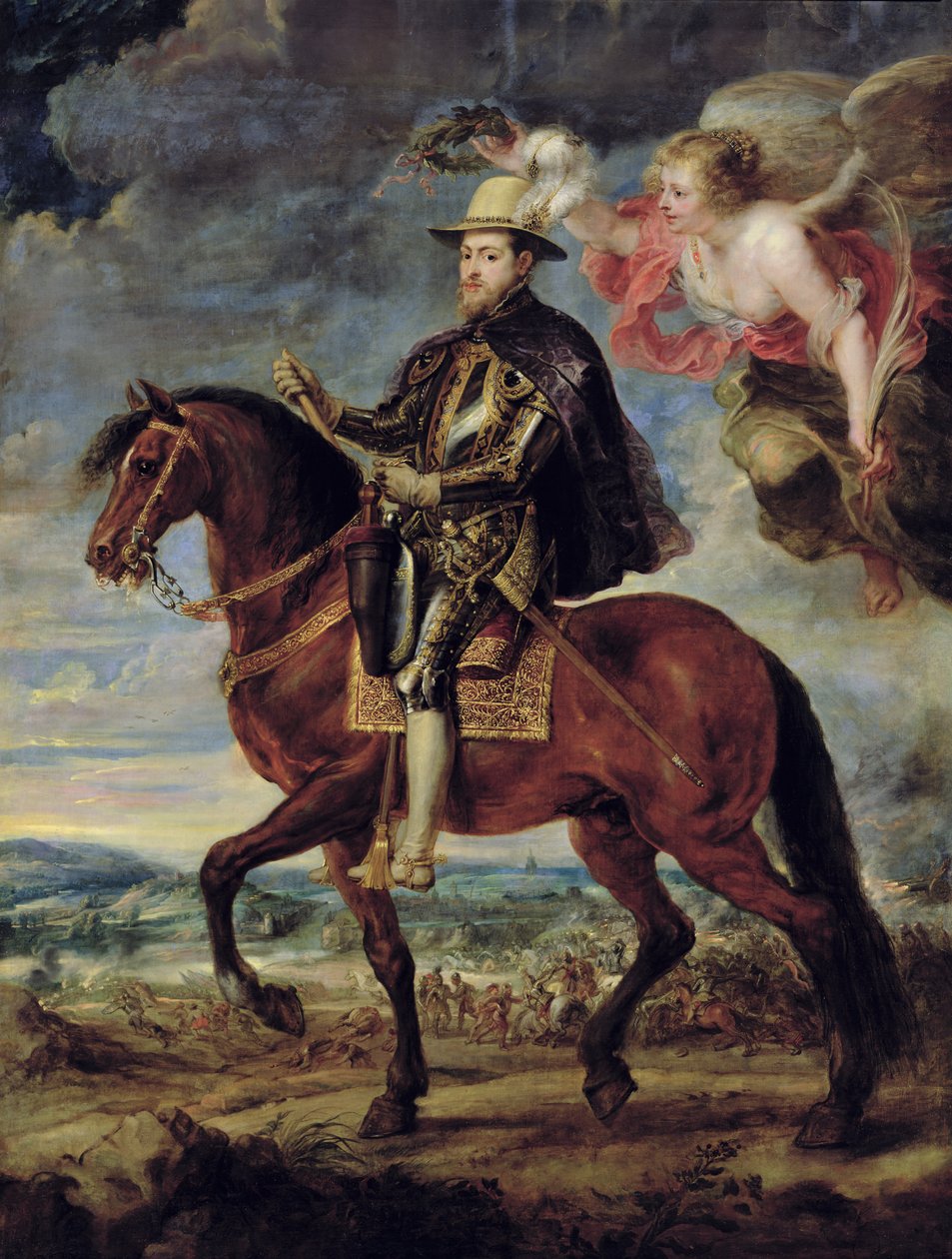 II. Fülöp (1527-98) Győzelem koronázta meg, 1628 alkotó: Peter Paul Rubens