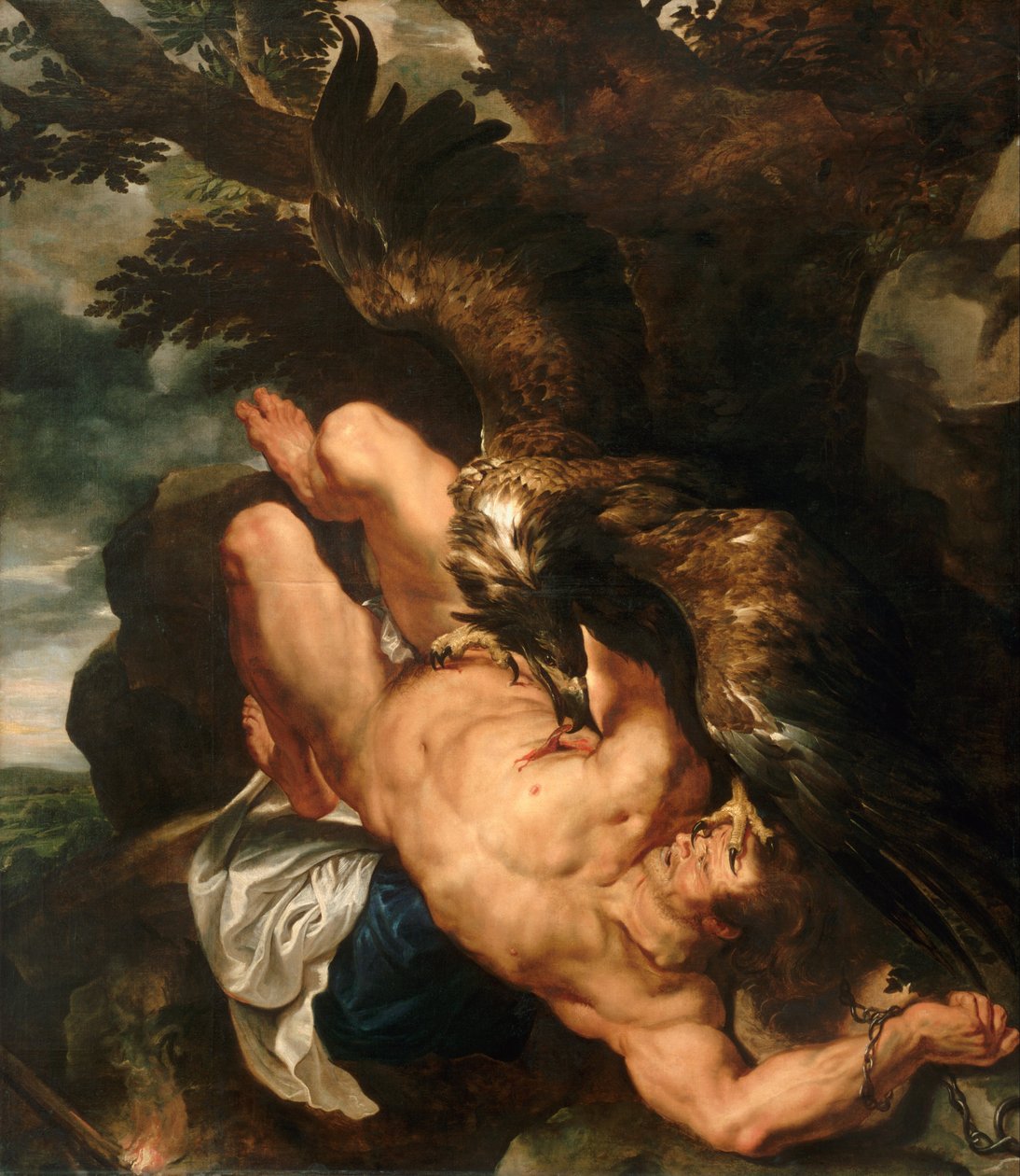 Prometheus kötve alkotó: Peter Paul Rubens