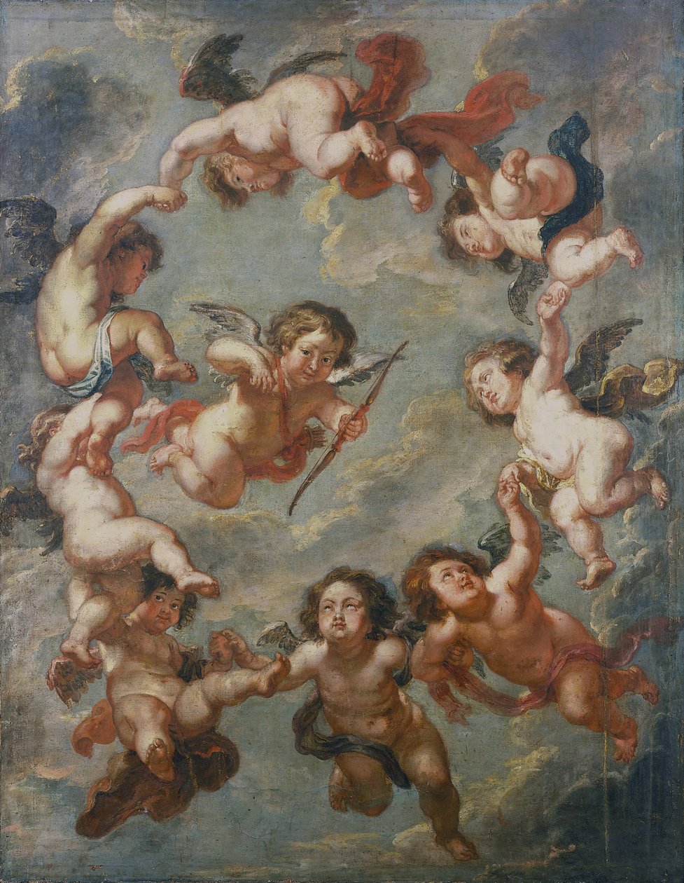 Putti- mennyezeti dekoráció alkotó: Peter Paul Rubens