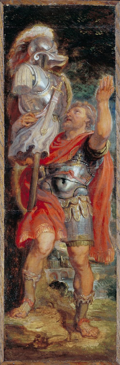 Romulus trófeát állít fel alkotó: Peter Paul Rubens